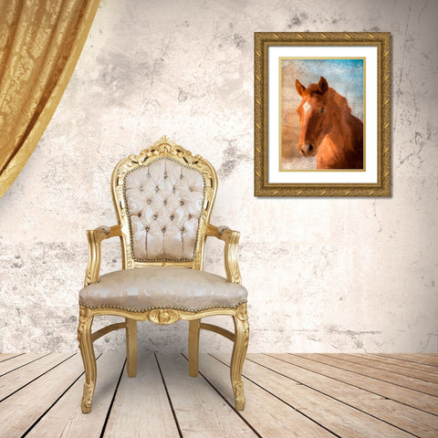 In Your Eyes Gold Ornate Wood Framed Art Print with Double Matting by Allen, Kimberly