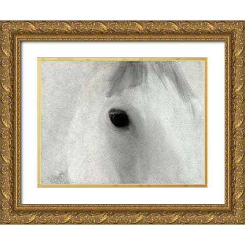 Serene Eyes Gold Ornate Wood Framed Art Print with Double Matting by Allen, Kimberly