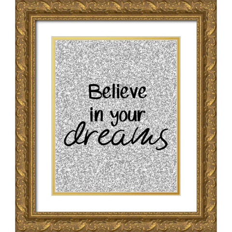 Dreams 2 Gold Ornate Wood Framed Art Print with Double Matting by Kimberly, Allen