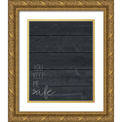 Safe and Wild 1 Gold Ornate Wood Framed Art Print with Double Matting by Kimberly, Allen