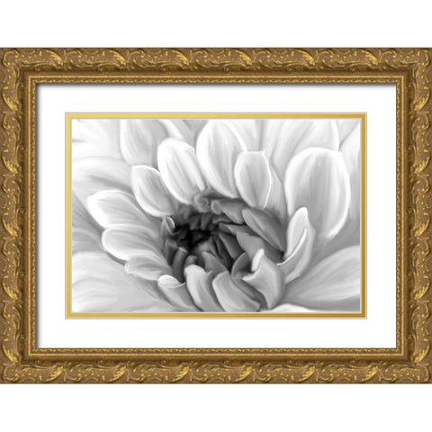 Glowing Gold Ornate Wood Framed Art Print with Double Matting by Kimberly, Allen