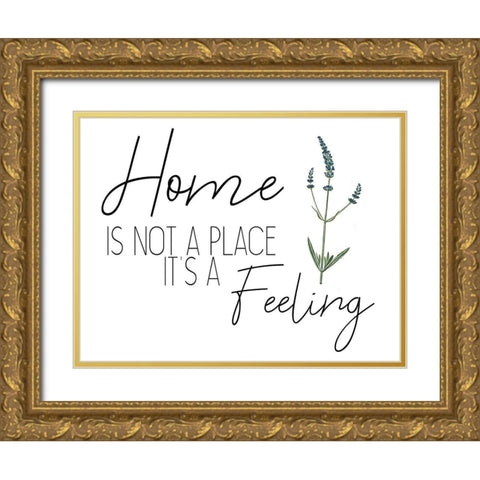 Family Gathers 3 Gold Ornate Wood Framed Art Print with Double Matting by Kimberly, Allen
