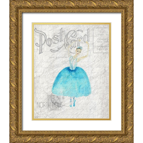 Nostalgic Christmas 6 Gold Ornate Wood Framed Art Print with Double Matting by Kimberly, Allen