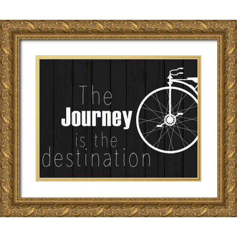 Journey 2 Gold Ornate Wood Framed Art Print with Double Matting by Kimberly, Allen