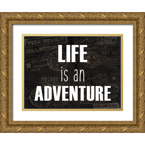 Wander 2 Gold Ornate Wood Framed Art Print with Double Matting by Kimberly, Allen