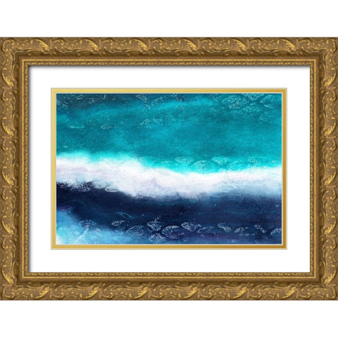 Layers Gold Ornate Wood Framed Art Print with Double Matting by Kimberly, Allen