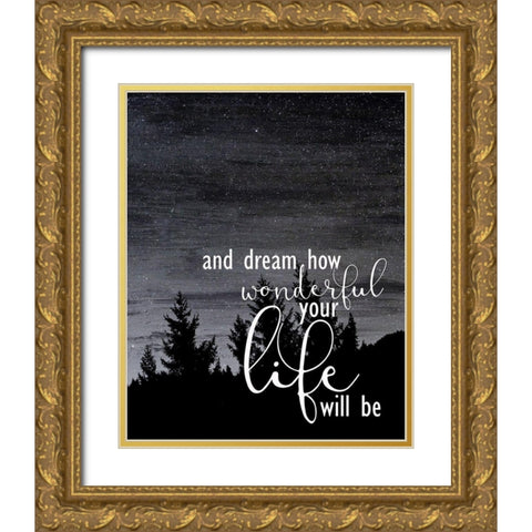 My Angel 2 Gold Ornate Wood Framed Art Print with Double Matting by Kimberly, Allen