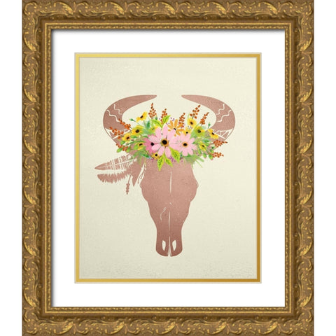 Create Wild 1 Gold Ornate Wood Framed Art Print with Double Matting by Kimberly, Allen