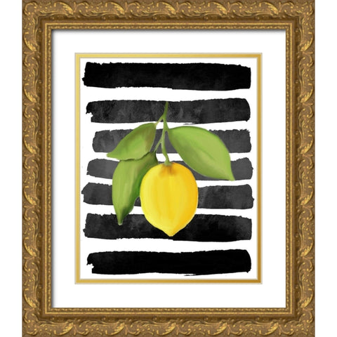 Fresh 2 Gold Ornate Wood Framed Art Print with Double Matting by Allen, Kimberly