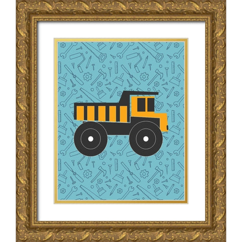 Build 1 Gold Ornate Wood Framed Art Print with Double Matting by Allen, Kimberly