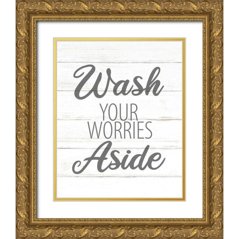 Wash Gold Ornate Wood Framed Art Print with Double Matting by Allen, Kimberly