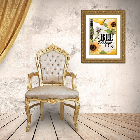 Bee Keeper 5 Gold Ornate Wood Framed Art Print with Double Matting by Allen, Kimberly