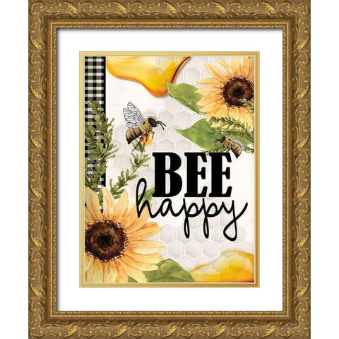 Bee Keeper 5 Gold Ornate Wood Framed Art Print with Double Matting by Allen, Kimberly
