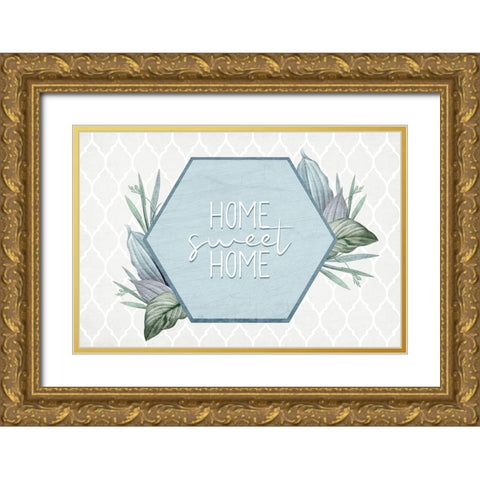 Blessings 6 Gold Ornate Wood Framed Art Print with Double Matting by Allen, Kimberly