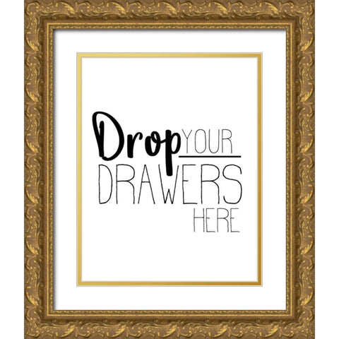 The Laundry 1 Gold Ornate Wood Framed Art Print with Double Matting by Allen, Kimberly