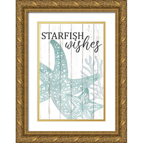 Mermaid Life 2 Gold Ornate Wood Framed Art Print with Double Matting by Allen, Kimberly
