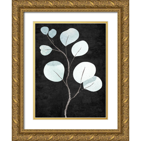 Stems 2 Gold Ornate Wood Framed Art Print with Double Matting by Allen, Kimberly