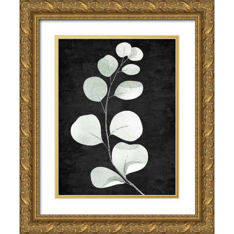 Stems 1 Gold Ornate Wood Framed Art Print with Double Matting by Allen, Kimberly