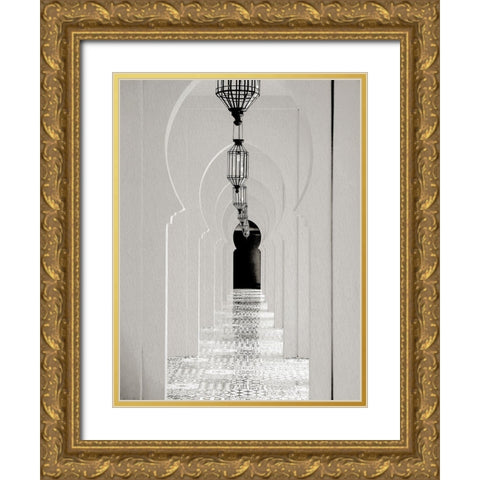 Lantern Hall Gold Ornate Wood Framed Art Print with Double Matting by Allen, Kimberly