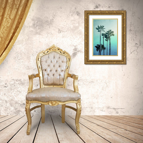 Sunset Blues 1 Gold Ornate Wood Framed Art Print with Double Matting by Allen, Kimberly