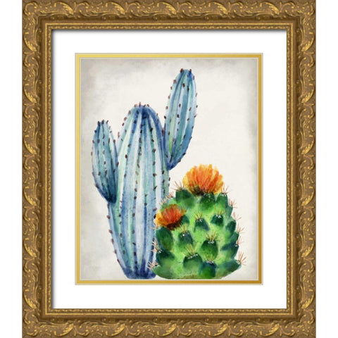 In the Desert 1 Gold Ornate Wood Framed Art Print with Double Matting by Allen, Kimberly