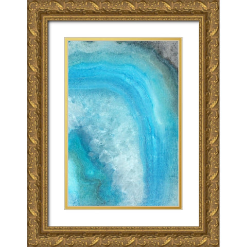 Shades 2 Gold Ornate Wood Framed Art Print with Double Matting by Kimberly, Allen