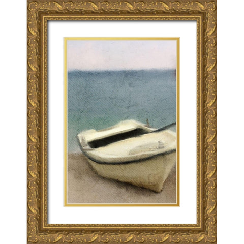 Sea Breeze Gold Ornate Wood Framed Art Print with Double Matting by Kimberly, Allen