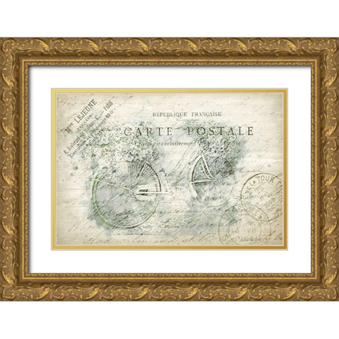 Country Ride Gold Ornate Wood Framed Art Print with Double Matting by Kimberly, Allen