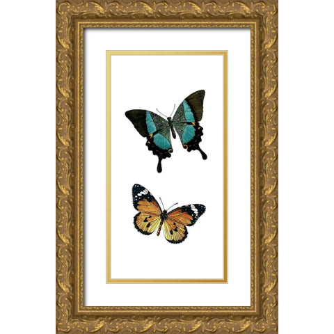 Fly Free 2 Gold Ornate Wood Framed Art Print with Double Matting by Kimberly, Allen