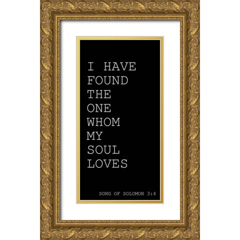 I have Found Gold Ornate Wood Framed Art Print with Double Matting by Kimberly, Allen