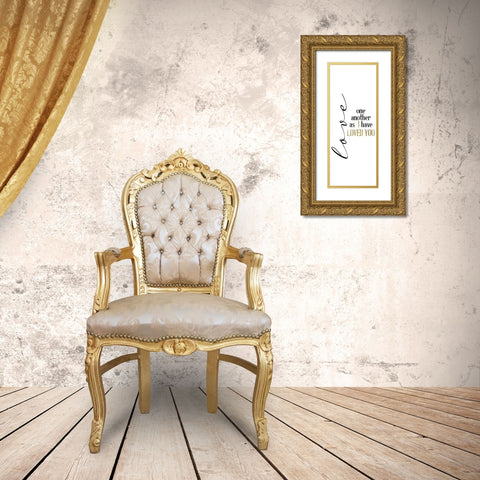 Infinate Love Gold Ornate Wood Framed Art Print with Double Matting by Allen, Kimberly