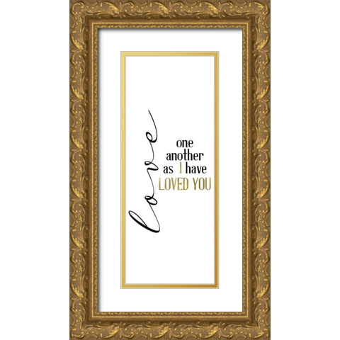 Infinate Love Gold Ornate Wood Framed Art Print with Double Matting by Allen, Kimberly