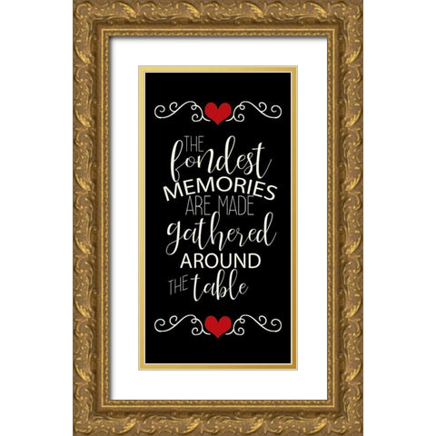 Homemade 1 Gold Ornate Wood Framed Art Print with Double Matting by Allen, Kimberly