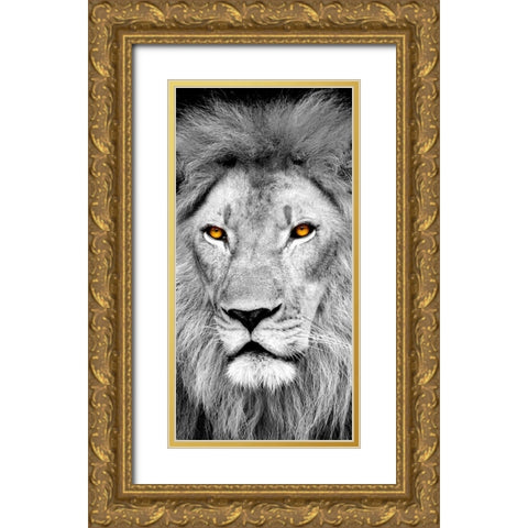 My Rock 2 Gold Ornate Wood Framed Art Print with Double Matting by Allen, Kimberly