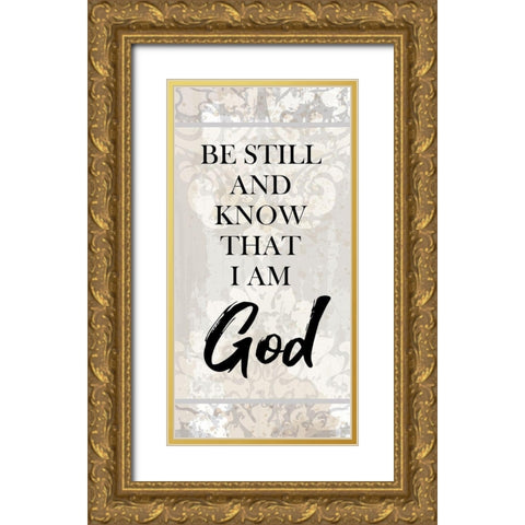 Know 1 Gold Ornate Wood Framed Art Print with Double Matting by Allen, Kimberly