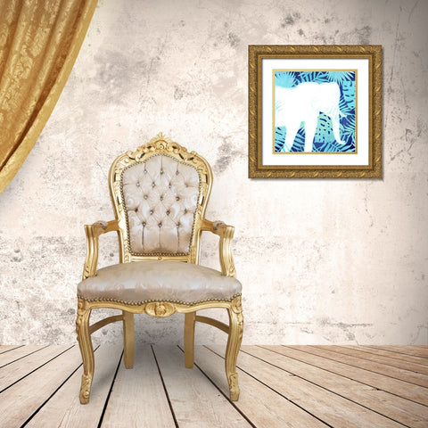 On Jungle Safari 4 Gold Ornate Wood Framed Art Print with Double Matting by Kimberly, Allen