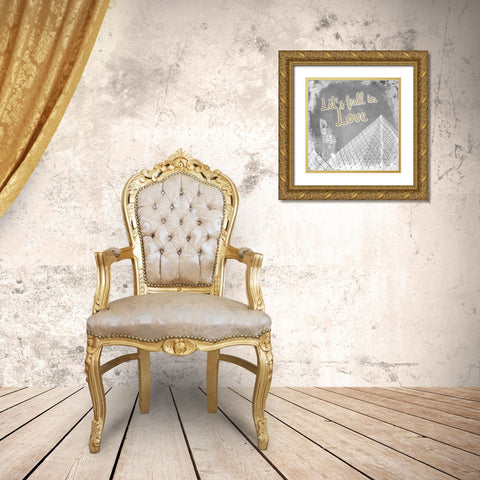 Meet Me in Paris 3 Gold Ornate Wood Framed Art Print with Double Matting by Kimberly, Allen