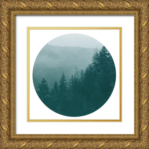 Forest Dreams 1 Gold Ornate Wood Framed Art Print with Double Matting by Kimberly, Allen
