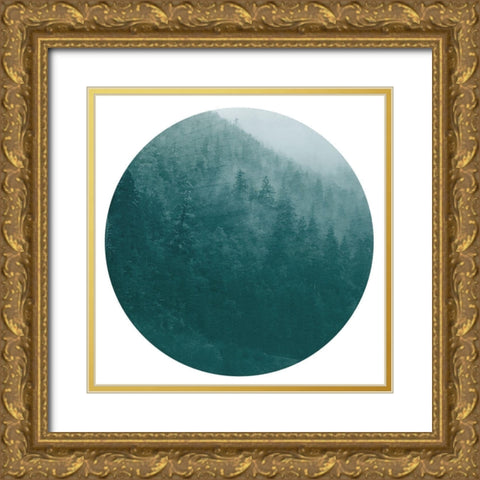 Forest Dreams 2 Gold Ornate Wood Framed Art Print with Double Matting by Kimberly, Allen