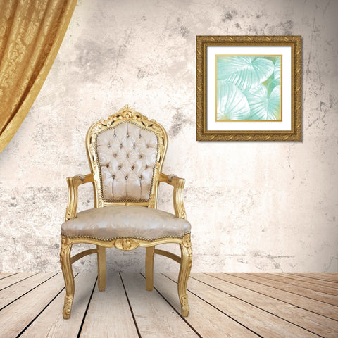 Tropics 1 Gold Ornate Wood Framed Art Print with Double Matting by Kimberly, Allen