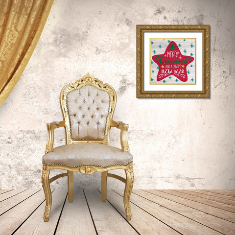 Nostalgic Christmas 14 Gold Ornate Wood Framed Art Print with Double Matting by Kimberly, Allen