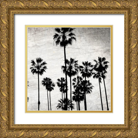 Dusky Beach Gold Ornate Wood Framed Art Print with Double Matting by Kimberly, Allen