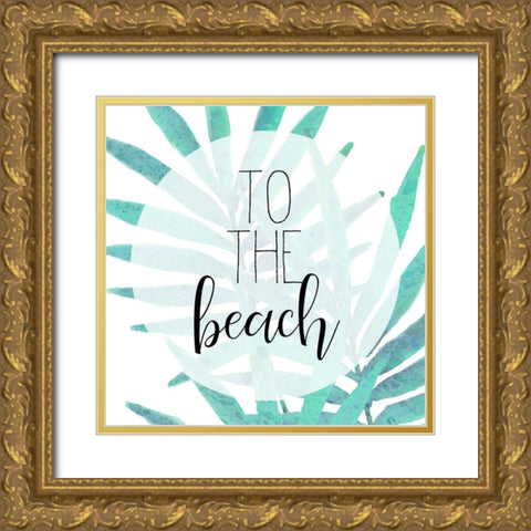 Sunsets 3 Gold Ornate Wood Framed Art Print with Double Matting by Kimberly, Allen