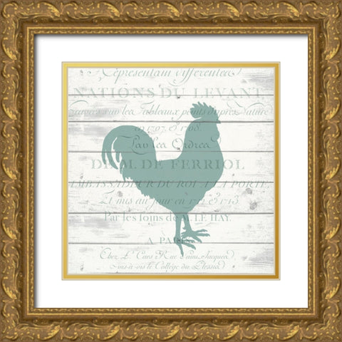 Farm Life A Gold Ornate Wood Framed Art Print with Double Matting by Kimberly, Allen