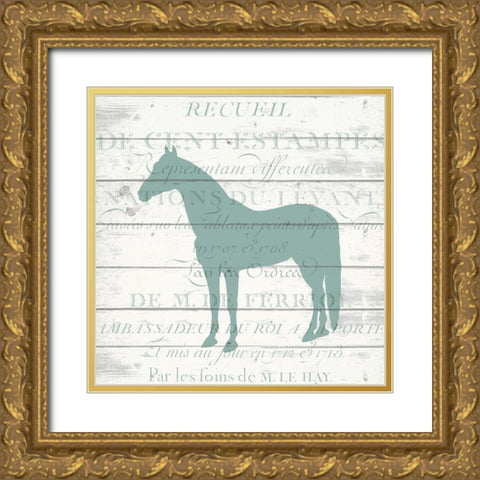 Farm Life B Gold Ornate Wood Framed Art Print with Double Matting by Kimberly, Allen