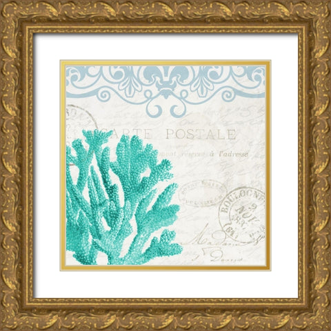 Lucky Enough 2 Gold Ornate Wood Framed Art Print with Double Matting by Kimberly, Allen