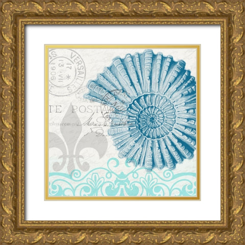 Lucky Enough 3 Gold Ornate Wood Framed Art Print with Double Matting by Kimberly, Allen