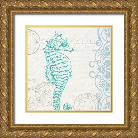 Lucky Enough 4 Gold Ornate Wood Framed Art Print with Double Matting by Kimberly, Allen