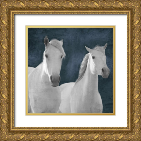 Two Gold Ornate Wood Framed Art Print with Double Matting by Allen, Kimberly