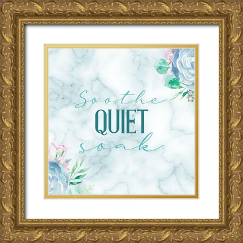Relax Recharge 4 V2 Gold Ornate Wood Framed Art Print with Double Matting by Allen, Kimberly